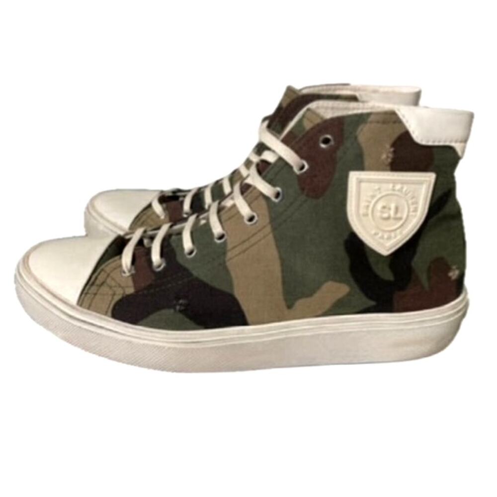 Yves Saint Laurent Authentic Bedford Camouflage Moon Plus HiTop Womens 7